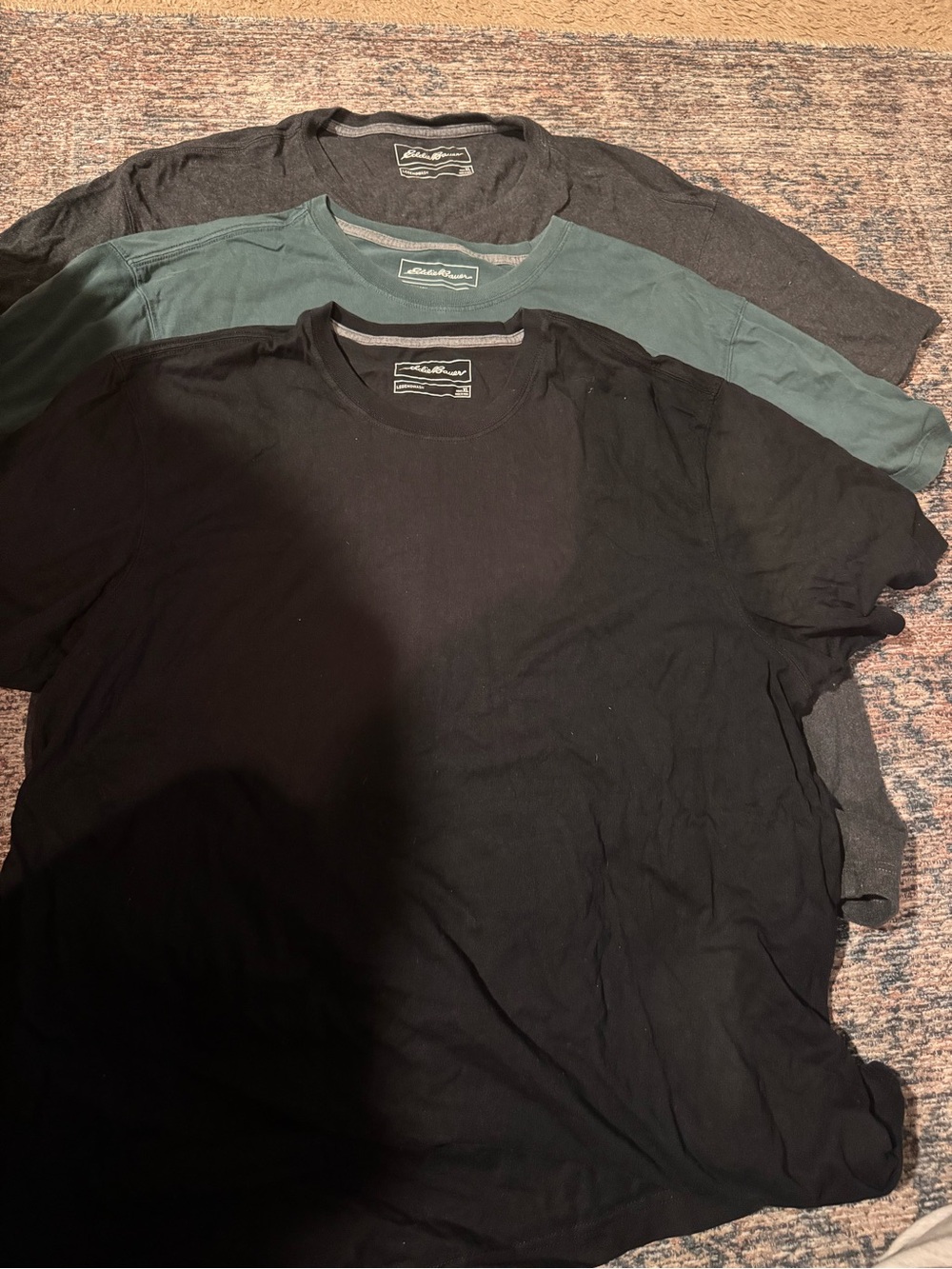 Eddie Bauer Men’s Crew Neck T-Shirt Set of 3 XL